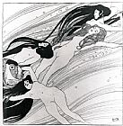 Gustav Klimt Fishblood painting